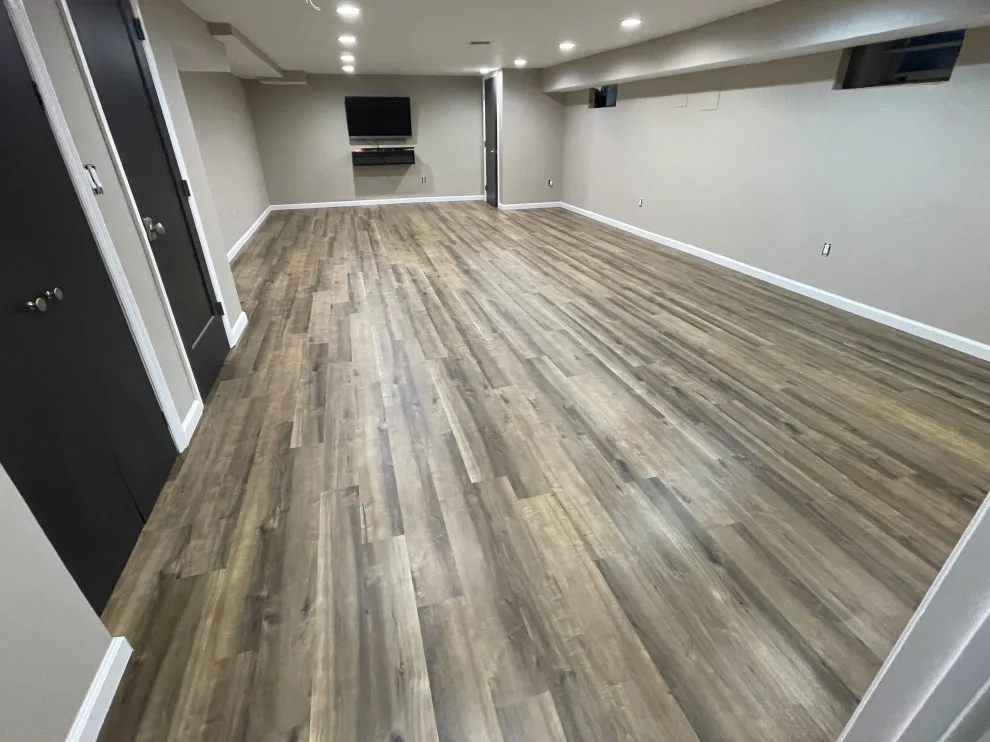 Basement Luxury Vinyl Plank Installation by Floors By VAL - Photo 3