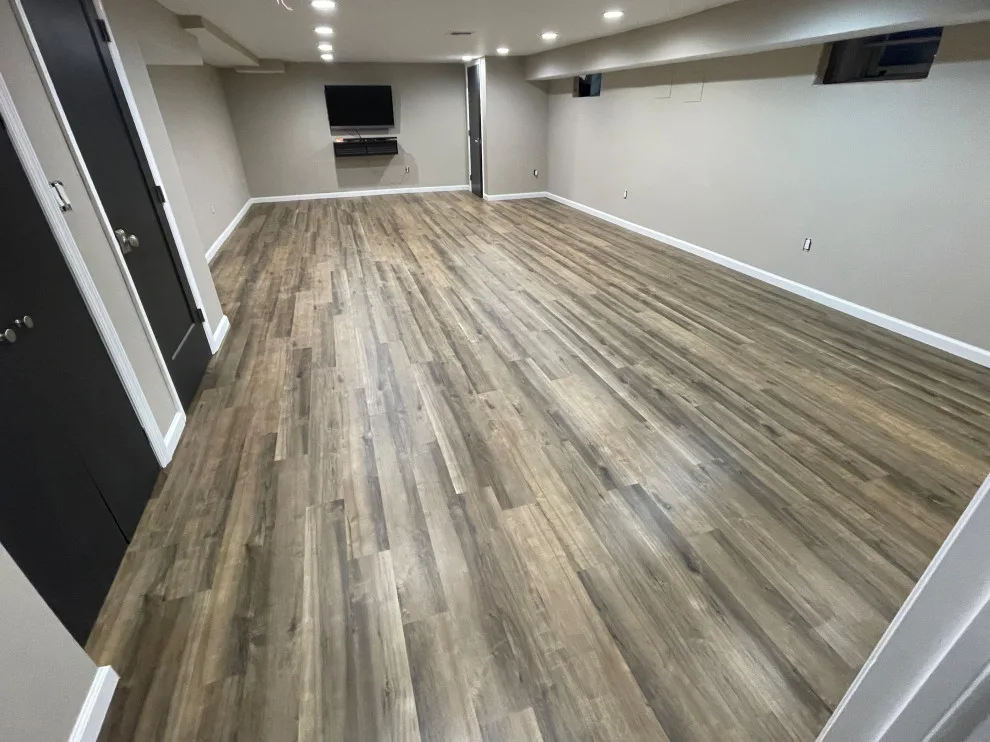Basement Luxury Vinyl Plank Installation by Floors By VAL - Photo 4
