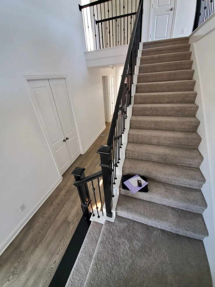 McKinney Dark Finished Hardwood Staircase by Footprints Floors | McKinney - Photo 9