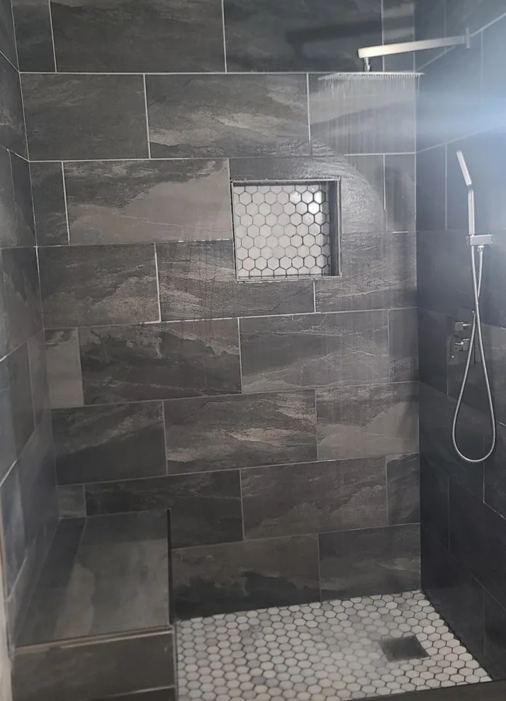 Shower with no barrier by Jizelle's Home Improvement LLC - Photo 2