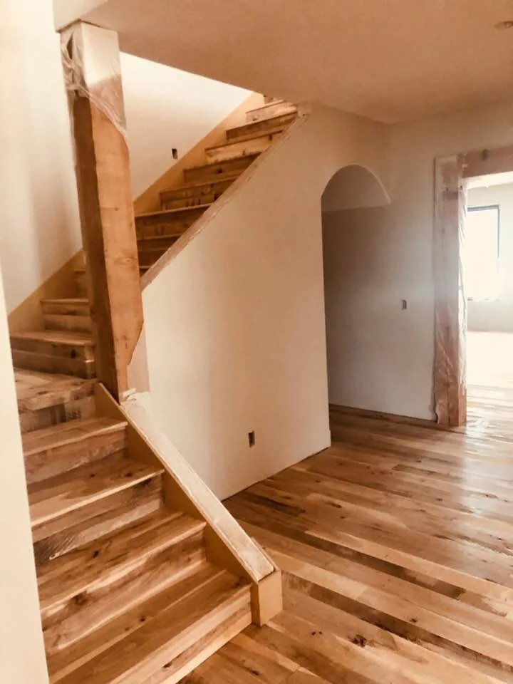 Hickory Installation, Sanding, and Finishing by Signature Floor Coverings, Inc - Photo 6