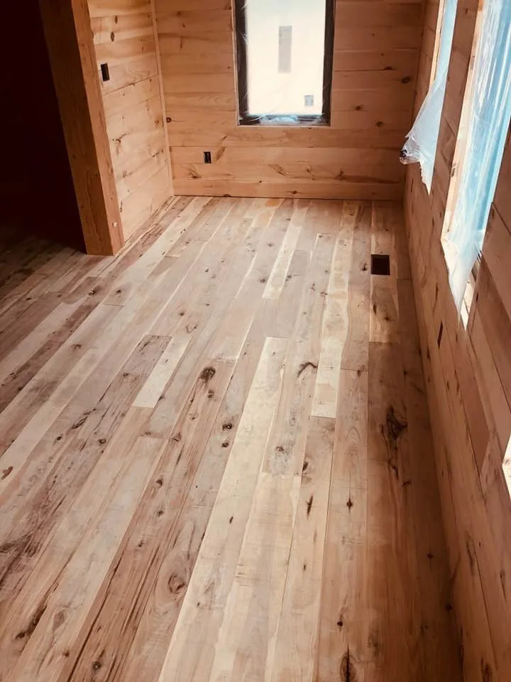 Hickory Installation, Sanding, and Finishing by Signature Floor Coverings, Inc - Photo 5