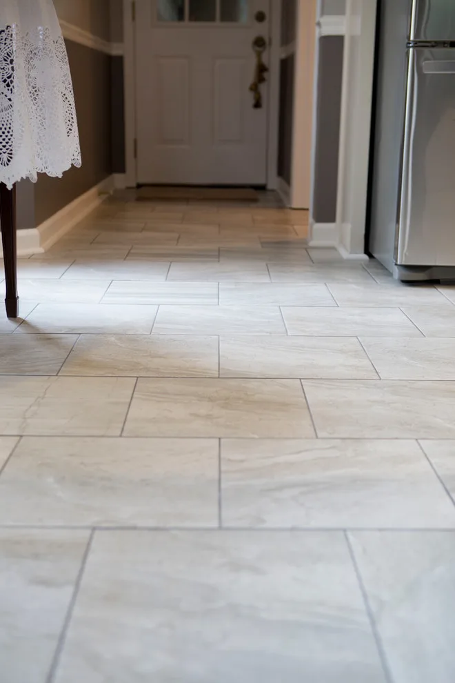 Bamboo Flooring and Terra Grey Ceramic Tile by Parkers Carpet One - Photo 2