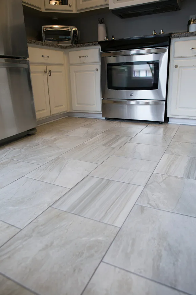 Bamboo Flooring and Terra Grey Ceramic Tile by Parkers Carpet One - Photo 4