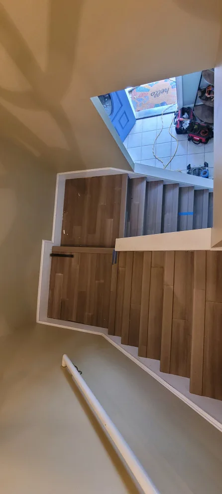 Custom Stairs with Bamboo Hardwood by Rezidual FX Flooring - Photo 10