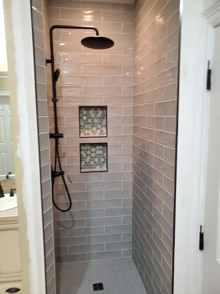 Bathroom Shower Renovation by Benchmark Renovations - Photo 6