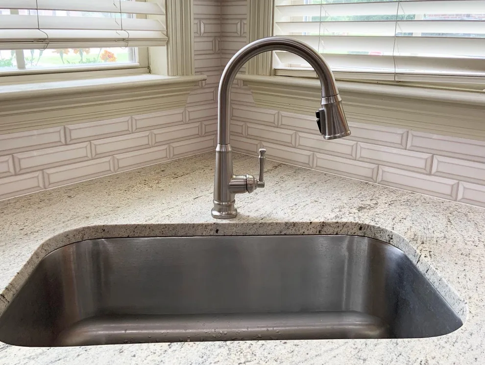 Beveled Subway Backsplash Installation by Benchmark Renovations - Photo 2