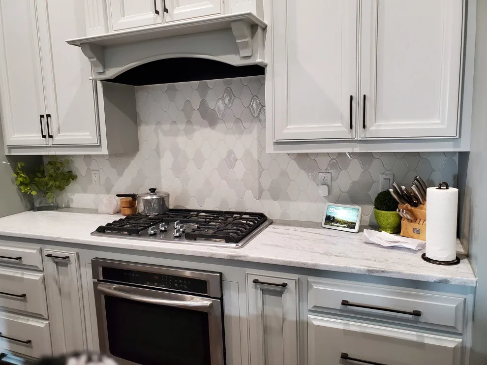 Ornamental Backsplash Setup by Benchmark Renovations - Photo 3