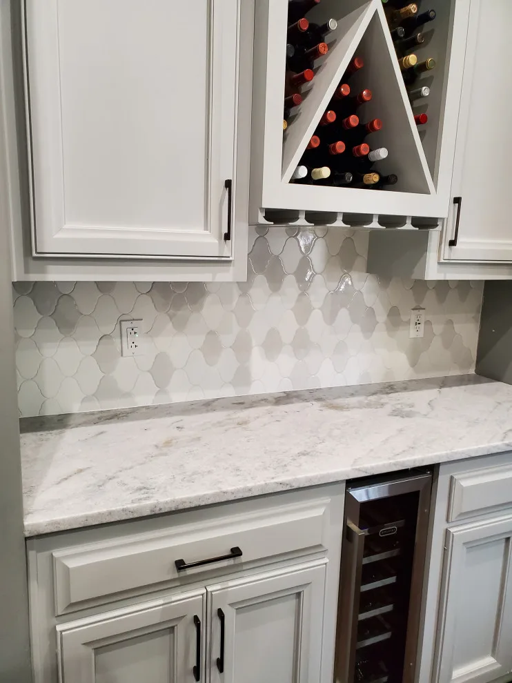 Ornamental Backsplash Setup by Benchmark Renovations - Photo 6