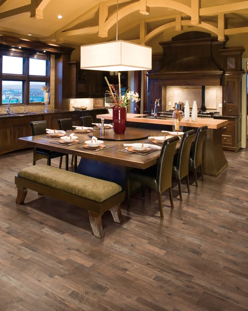 Dining Room Wood Flooring by Watkins Floor Covering - Photo 3