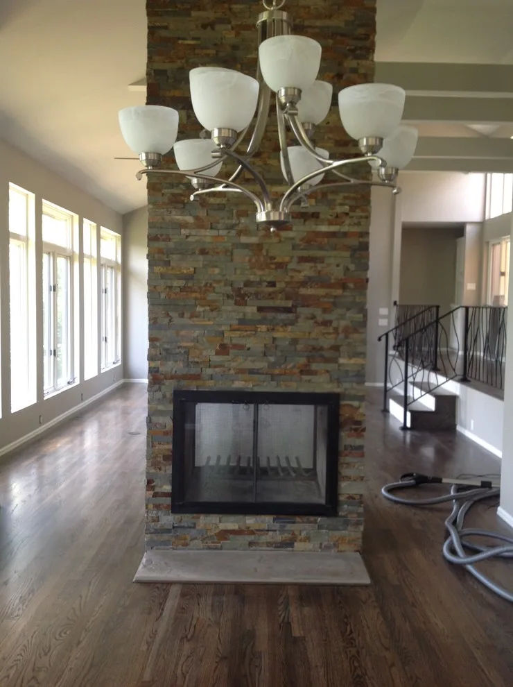 Fireplace Projects with Stone and Travertine by D&D Floor Covering Inc - Photo 5