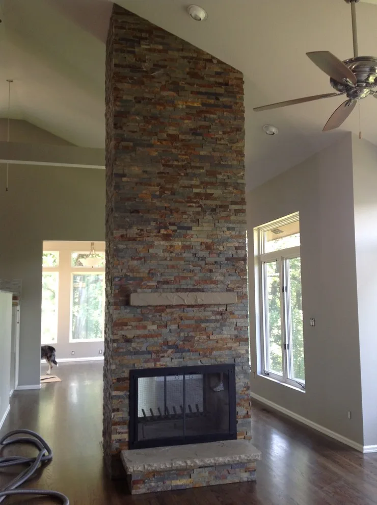 Fireplace Projects with Stone and Travertine by D&D Floor Covering Inc - Photo 12