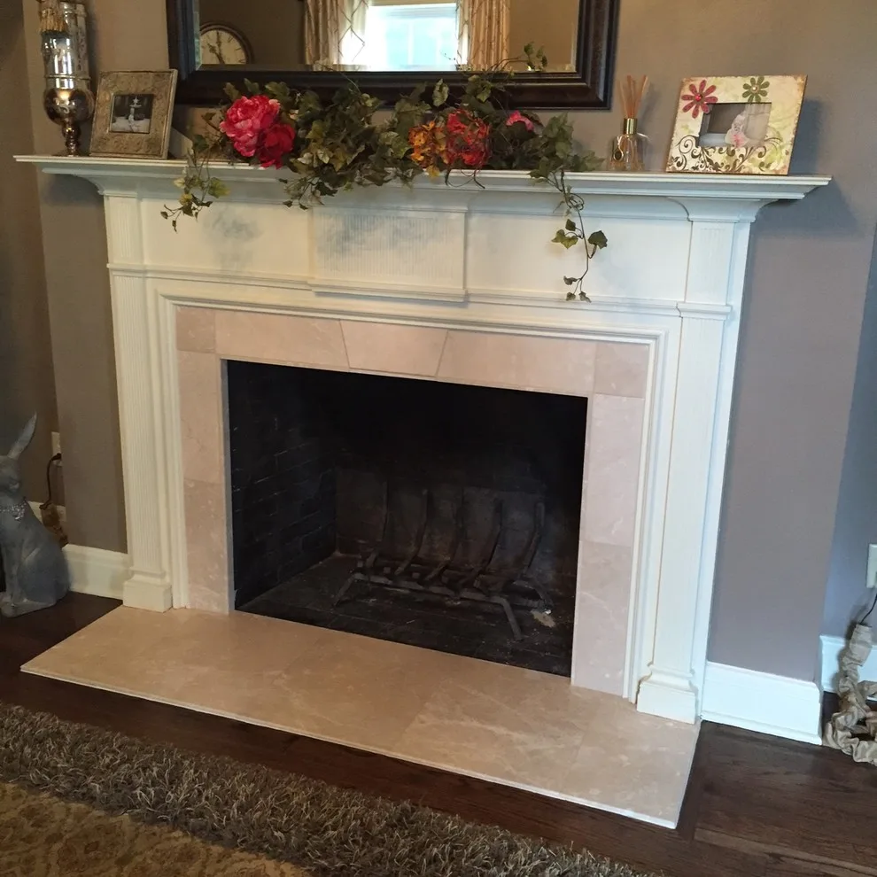 Fireplace Projects with Stone and Travertine by D&D Floor Covering Inc - Photo 4