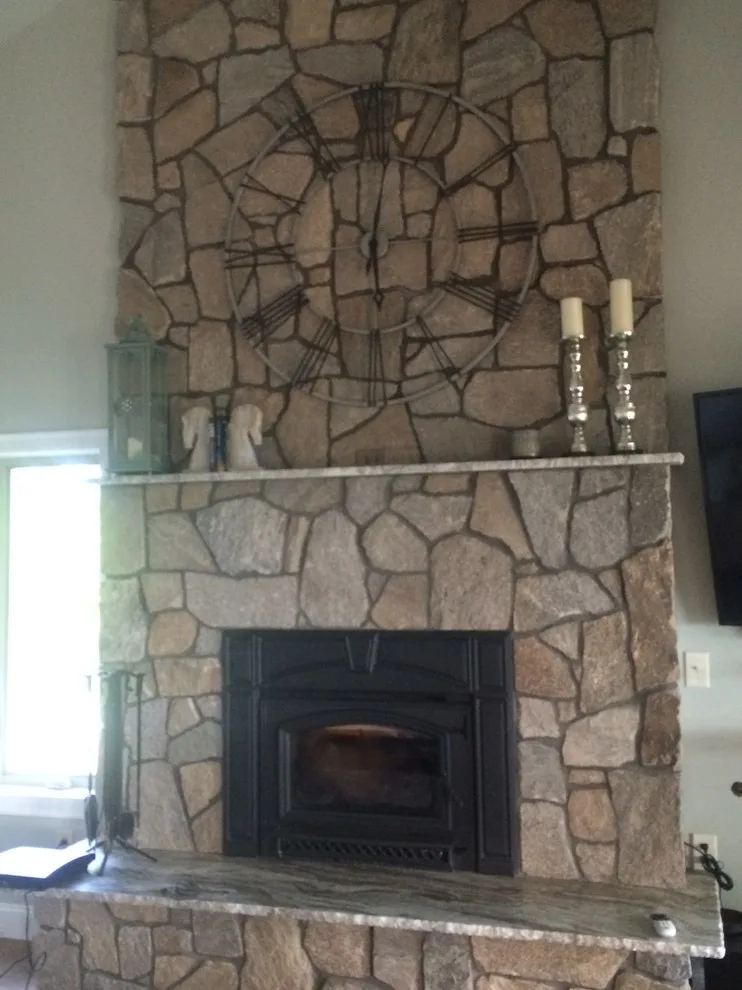 Fireplace Projects with Stone and Travertine by D&D Floor Covering Inc - Photo 7