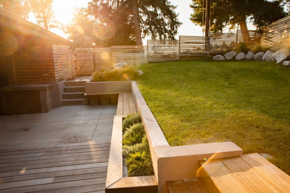 Modern Backyard Retreat On East Bench by Big Rock Landscaping - Photo 6