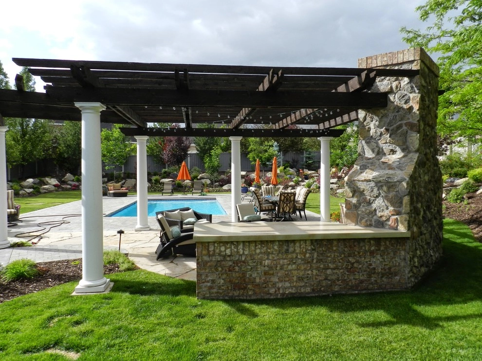 Backyard Oasis In North Orem by Big Rock Landscaping - Photo 12