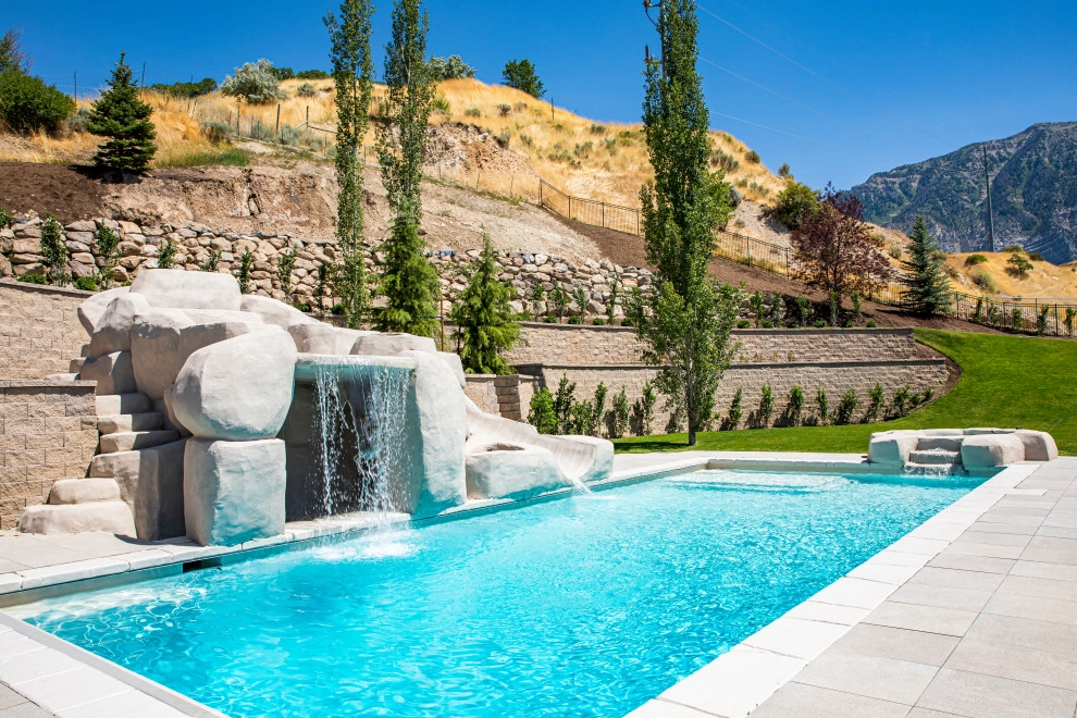 Spacious Backyard Retreat In Provo Canyon by Big Rock Landscaping - Photo 17