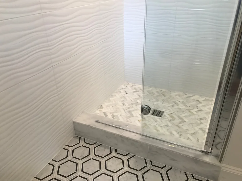Contemporary Bathroom Renovation by Benchmark Renovations - Photo 3