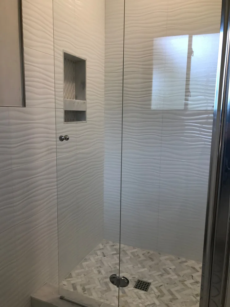 Contemporary Bathroom Renovation by Benchmark Renovations - Photo 6