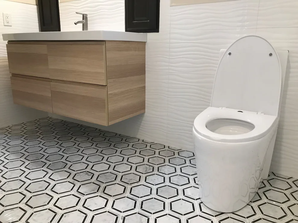 Contemporary Bathroom Renovation by Benchmark Renovations - Photo 10
