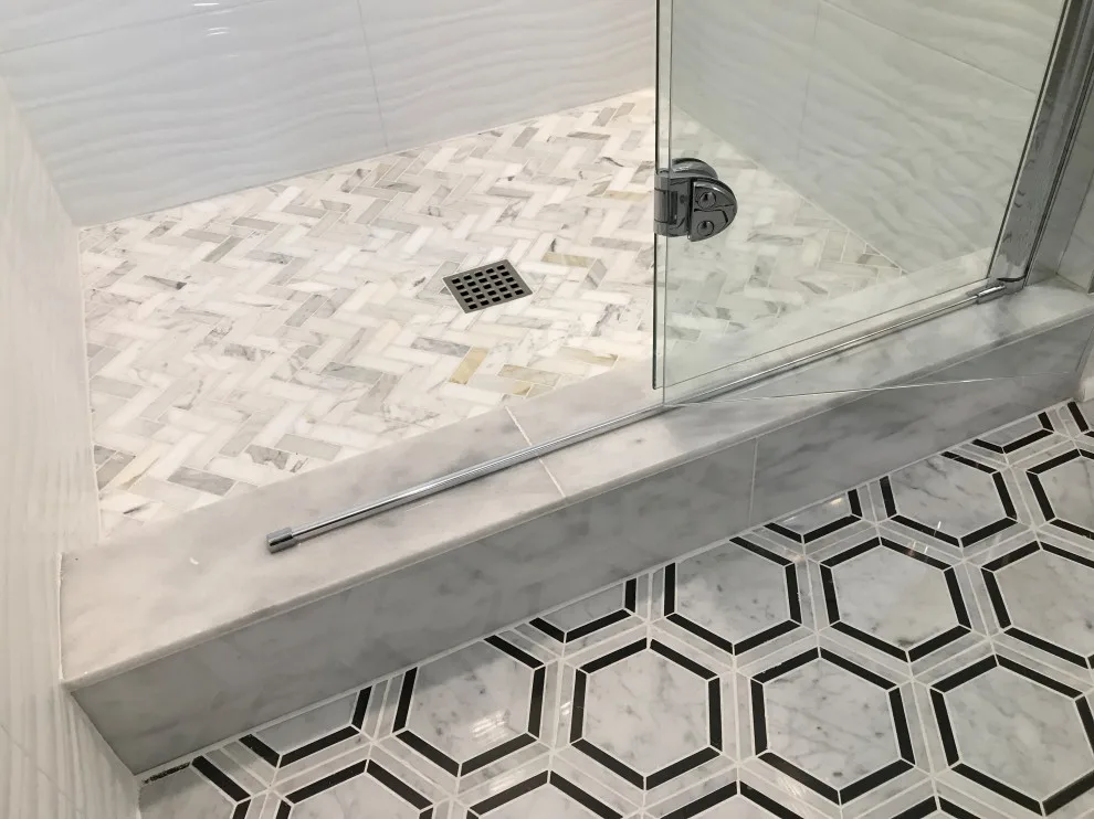 Contemporary Bathroom Renovation by Benchmark Renovations - Photo 2