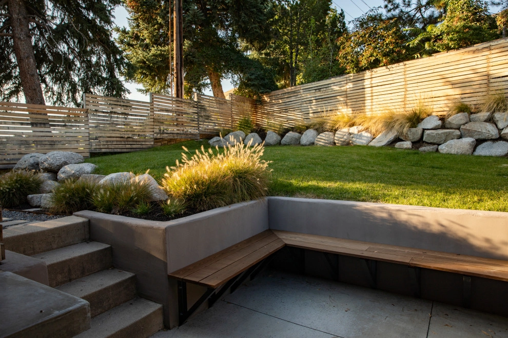 Modern Backyard Retreat On East Bench by Big Rock Landscaping - Photo 4