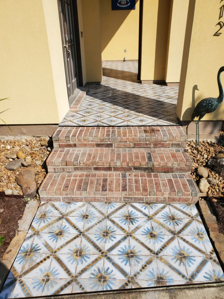 Exterior Patio Tile Setup by Benchmark Renovations - Photo 3