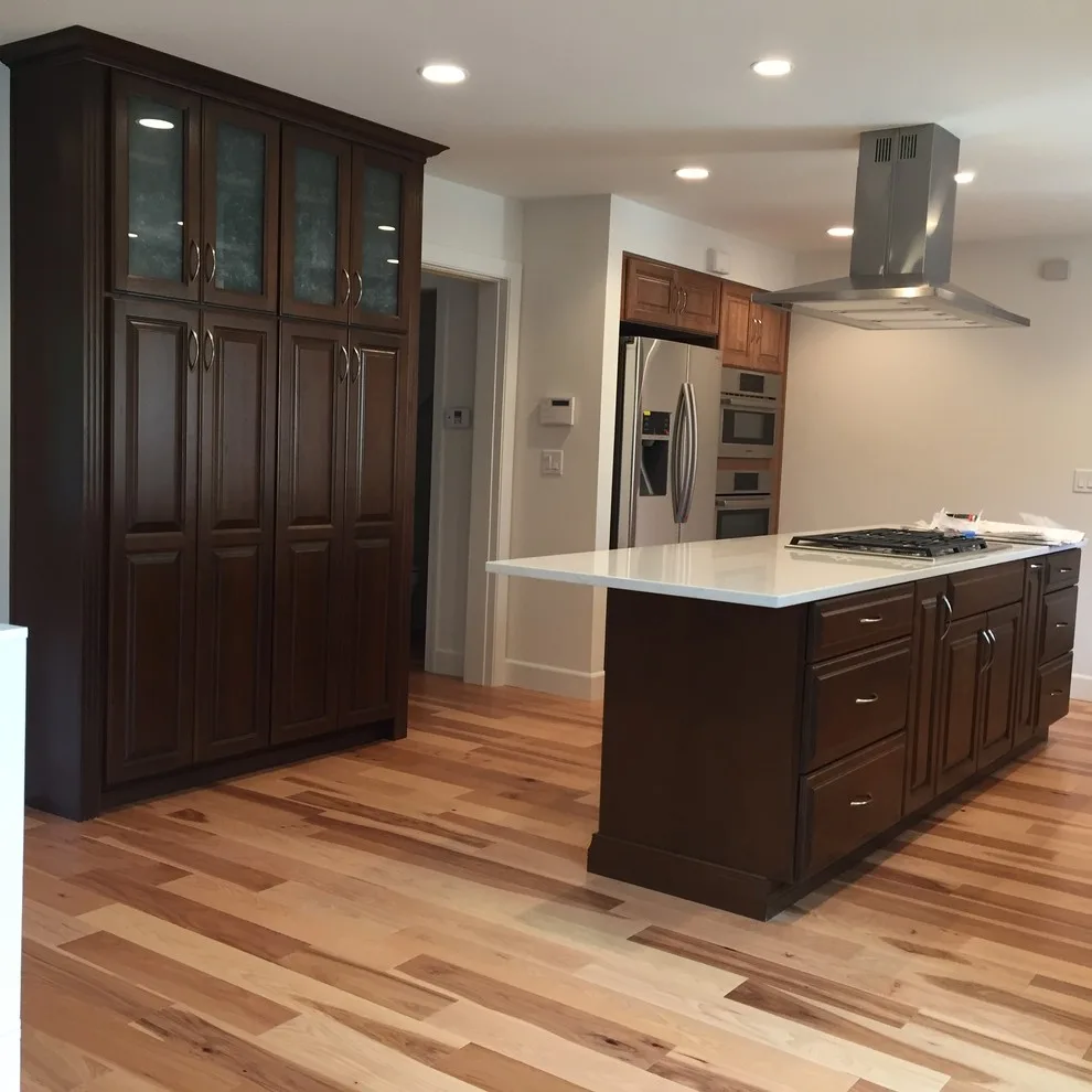 Hickory Flooring in a San Jose Renovation by Slaughterbeck Floors, Inc - Photo 17