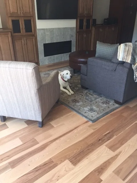 Hickory Flooring in a San Jose Renovation by Slaughterbeck Floors, Inc - Photo 15