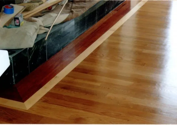 Clayton, MO Red Oak Hardwood with Cherry Trim by Gateway Flooring - Photo 3