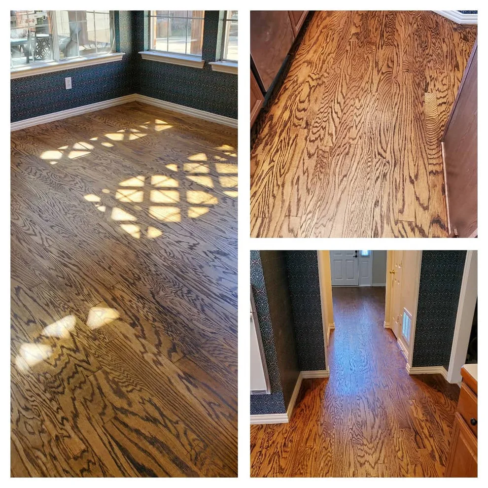 Refinishing a Pre-Finished Engineered Wood Floor by Footprints Floors | McKinney - Photo 3