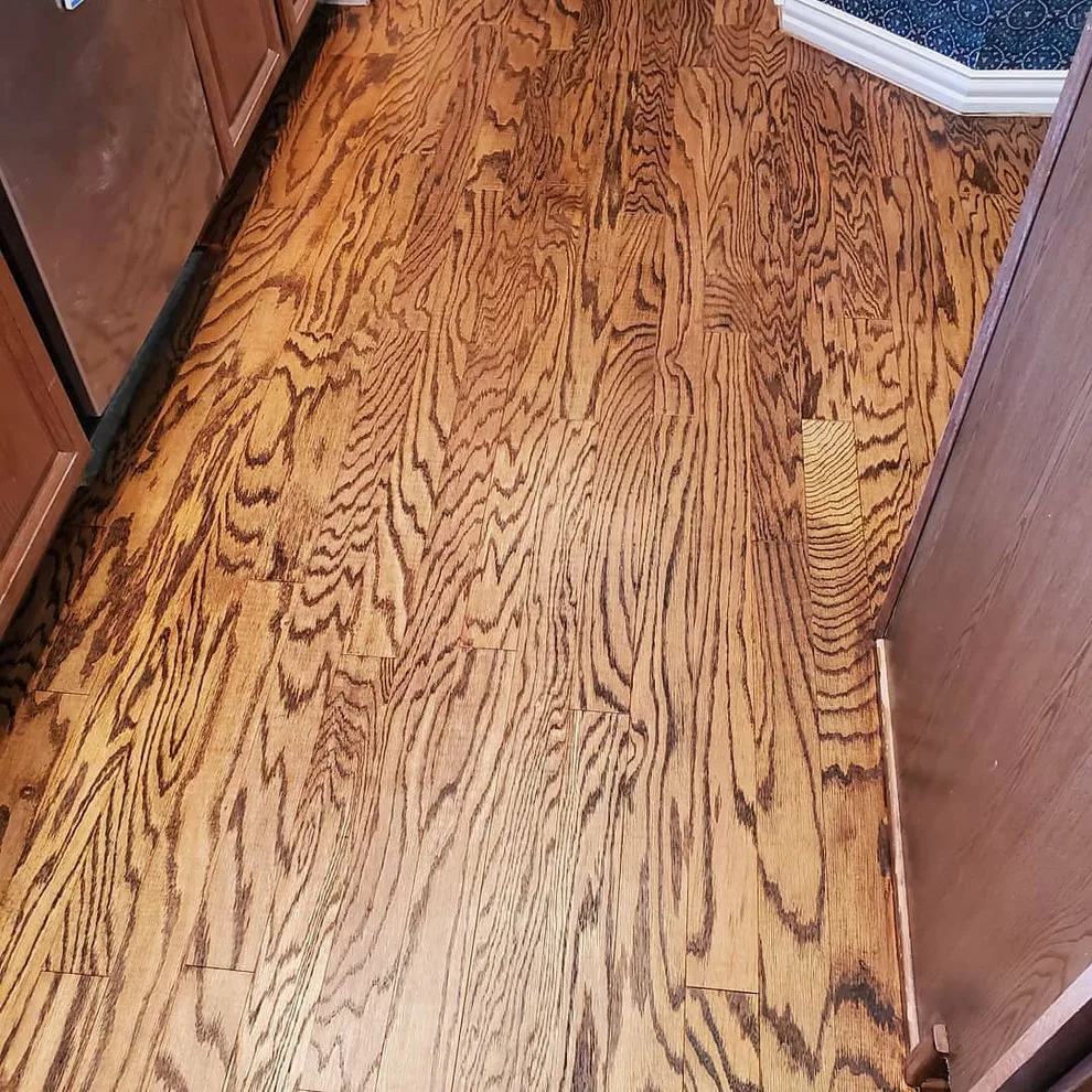 Refinishing a Pre-Finished Engineered Wood Floor by Footprints Floors | McKinney - Photo 2