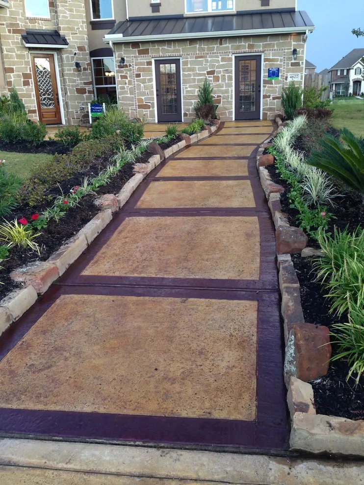Colored or Imprinted Concrete by Pro Floors - Photo 2