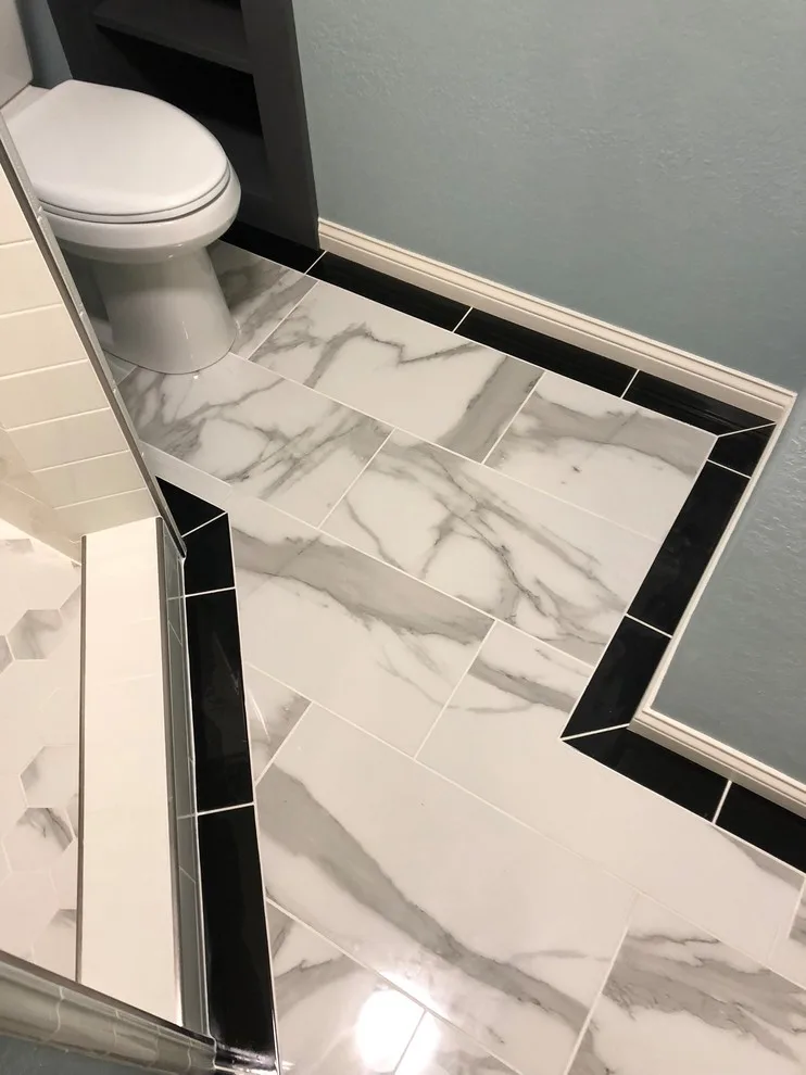 Mosaic Shower Tree for Subway by Northwoods Specialties LLC Flooring Installation - Photo 3