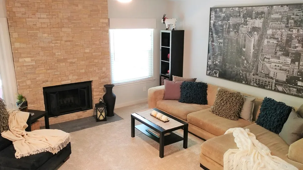 Round Rock Kitchen and Living Room Transformation by Calming Spaces Interiors, Design & Remodeling - Photo 7