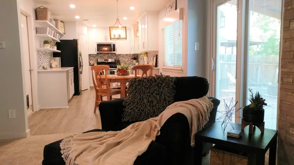 Round Rock Kitchen and Living Room Transformation by Calming Spaces Interiors, Design & Remodeling - Photo 5