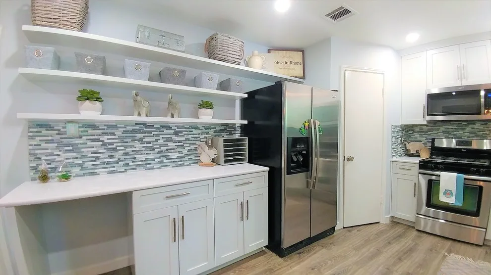 Round Rock Kitchen and Living Room Transformation by Calming Spaces Interiors, Design & Remodeling - Photo 6