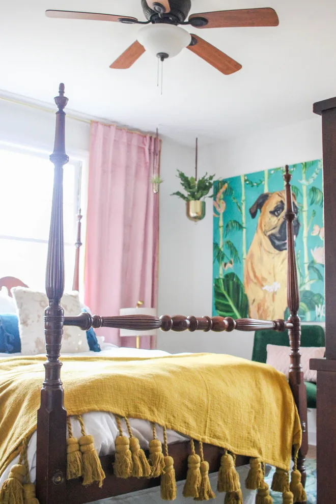 Vibrant Art Deco Guest Room by T. Moore Home ReDesign - Photo 15