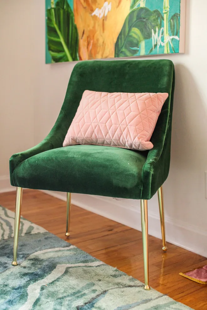 Vibrant Art Deco Guest Room by T. Moore Home ReDesign - Photo 13