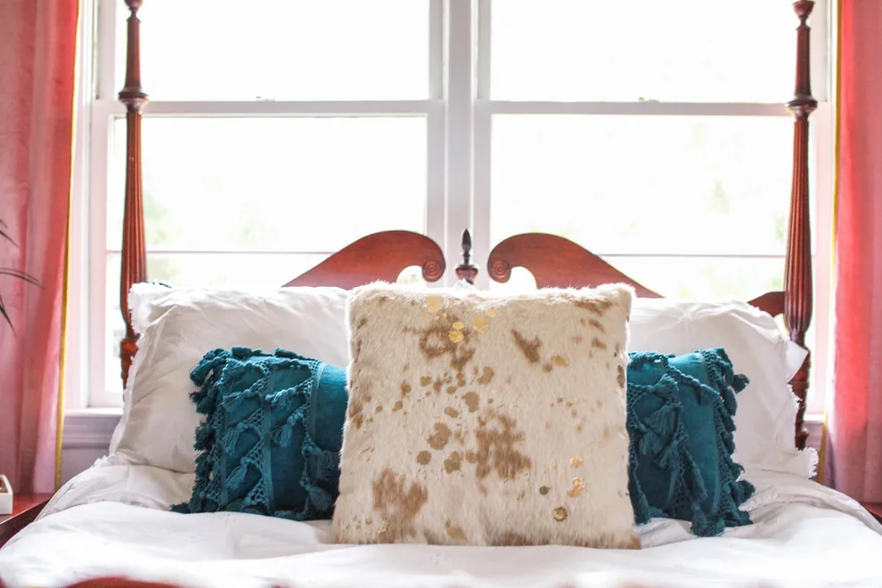 Vibrant Art Deco Guest Room by T. Moore Home ReDesign - Photo 14