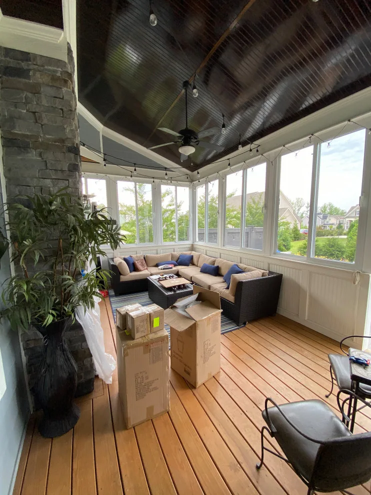 Cozy Sunroom by GoldLeaf Interior - Photo 4