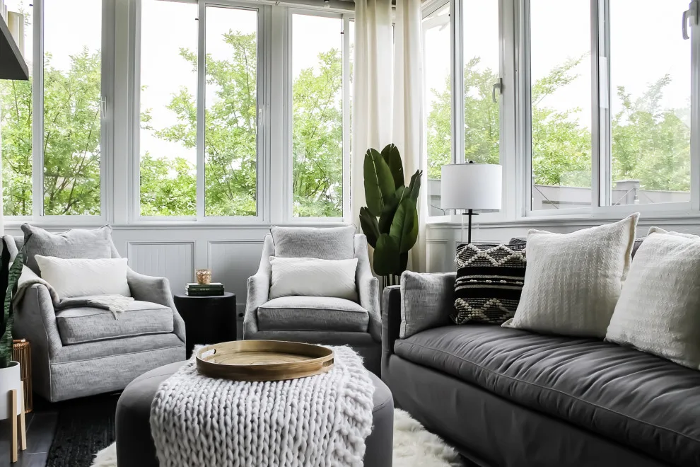 Cozy Sunroom by GoldLeaf Interior - Photo 6