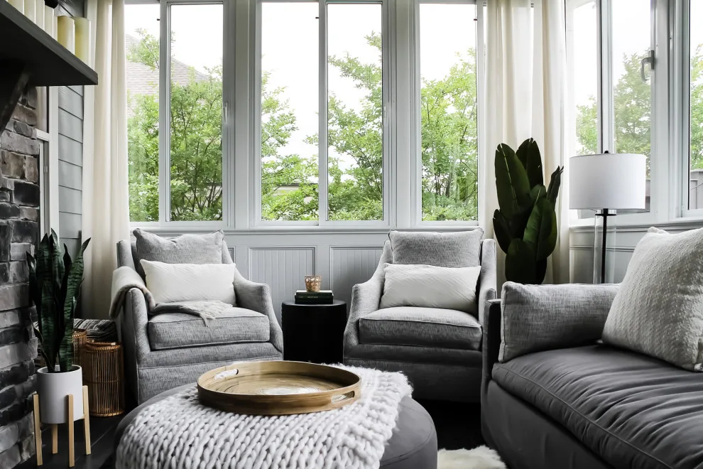 Cozy Sunroom by GoldLeaf Interior - Photo 8
