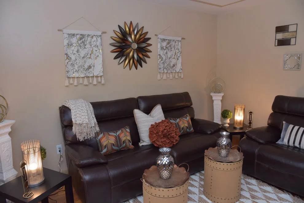Metallic Lounge Area by Leave It To Meeka Interior Décor - Photo 9