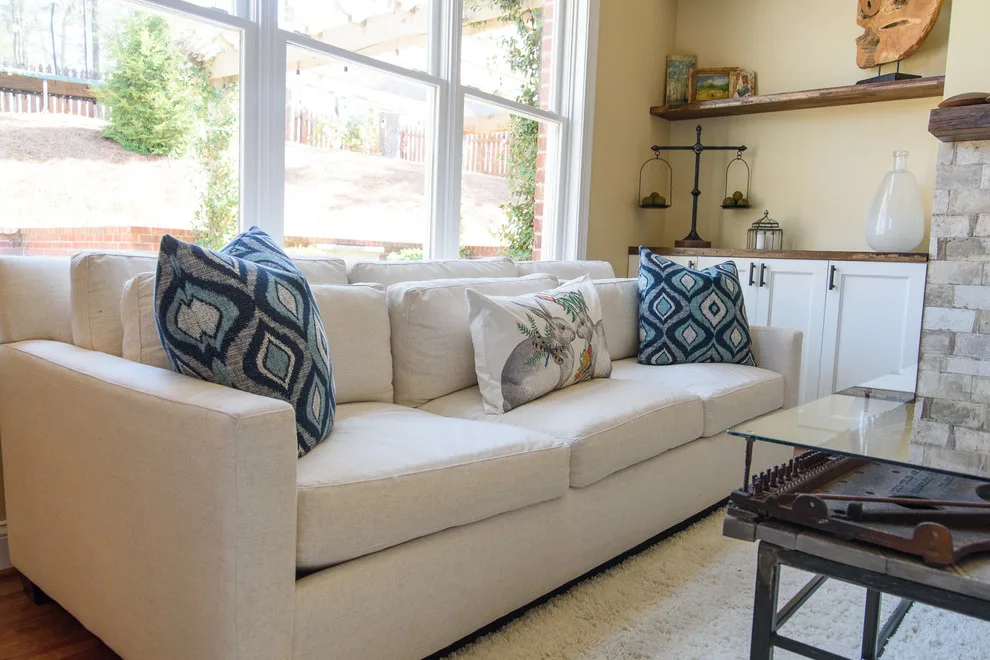 Farmhouse Industrial Lounge by High Cotton Interiors - Photo 4
