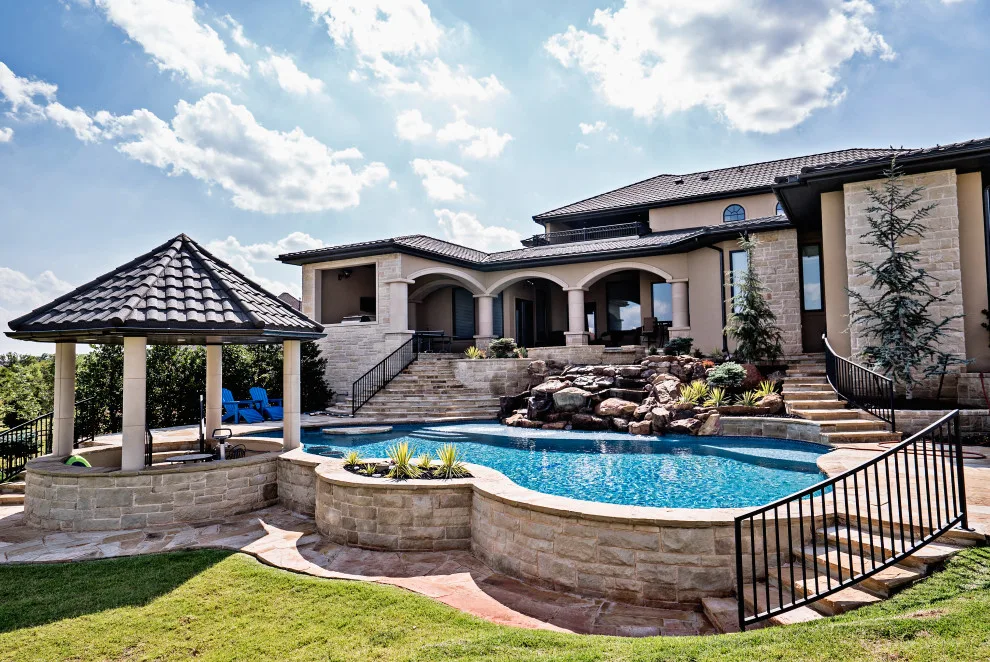 Opulent Outdoor Space Design by CRH Interior Design, LLC - Photo 6