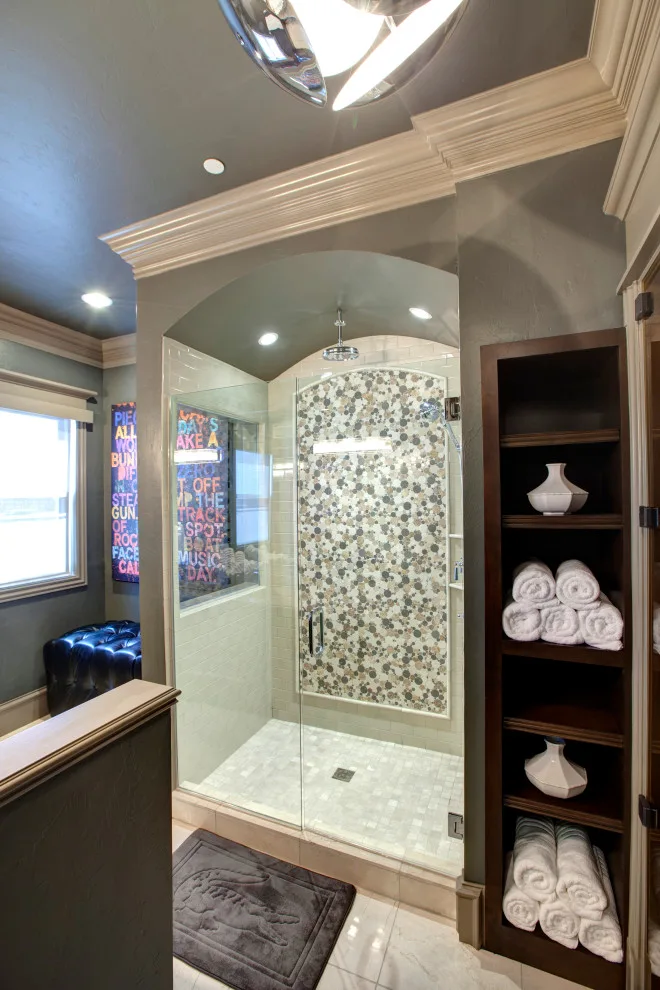 Upscale Townhome Renovation for Professional Basketball Player by CRH Interior Design, LLC - Photo 6