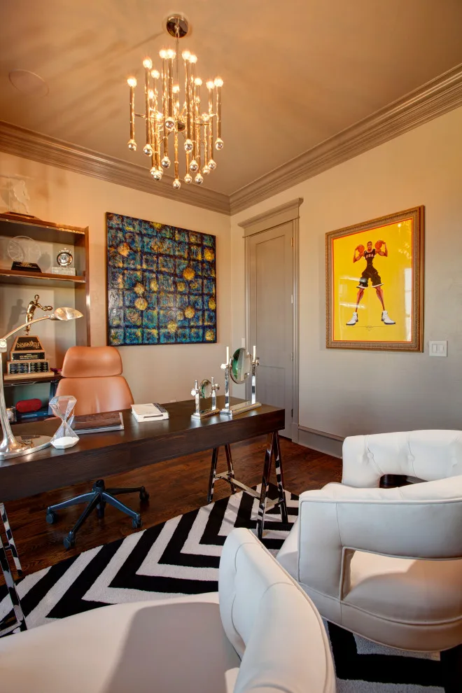 Upscale Townhome Renovation for Professional Basketball Player by CRH Interior Design, LLC - Photo 14