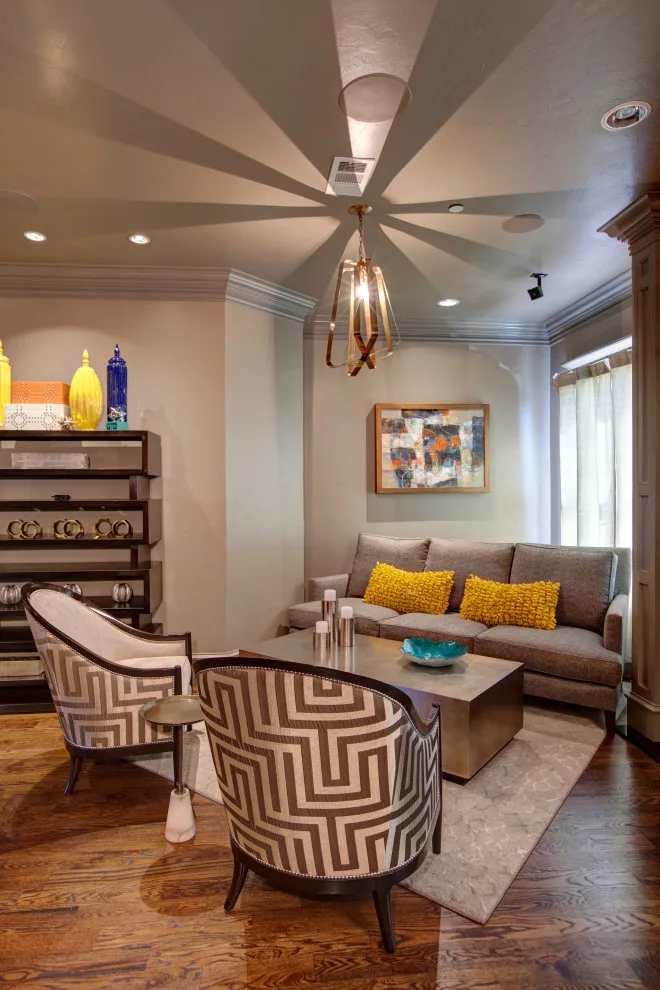 Upscale Townhome Renovation for Professional Basketball Player by CRH Interior Design, LLC - Photo 2