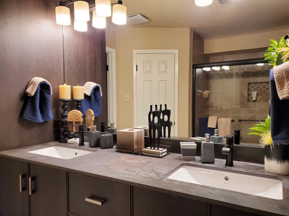 Masculine Inspired Master Bathroom by Calming Spaces Interiors, Design & Remodeling - Photo 2